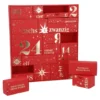Adventskalender-Box zum Selbstbefüllen, bordeaux