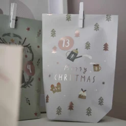 Adventskalender-Set Edel, Motiv/pastell