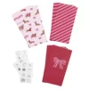 Adventskalender-Set, Tüten/Sticker, Dackel/rosa