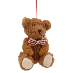 Anhänger Bär, Schleife, 10 cm