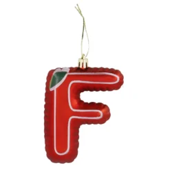 Anhänger Buchstabe, F/rot, 10 cm