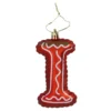 Anhänger Buchstabe, I/rot, 10 cm