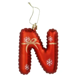 Anhänger Buchstabe, N/rot, 10 cm