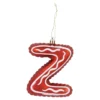 Anhänger Buchstabe, Z/rot, 10 cm