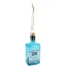 Anhänger Fancy, bunt, Gin/blau, 11 cm