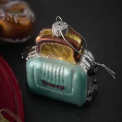 Anhänger Fancy, Edel, Toaster/hellblau, 8.5 x 8.5 cm