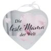 Anhänger Herz mit Spruch, Beste Mama, 12.5 x 11.5 cm