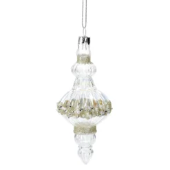Anhänger Ornament/Glitter, irisierend, 15 cm