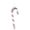Anhänger Zuckerstange, rosa/glänzend, 12 cm