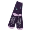Anti-Rutschsocken Xmas, Fuchs lila , Größe 36 - 41