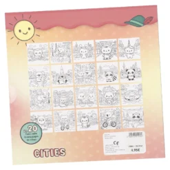 Ausmalbuch Cosy, Cities