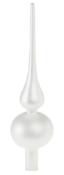 Baumspitze, weiß matt, 25 cm