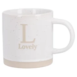 Becher Buchstabe/Feeling, Lovely, 380 ml