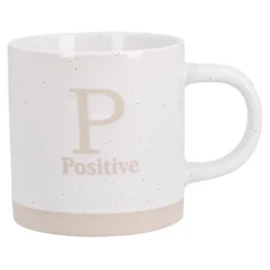 Becher Buchstabe/Feeling, Positive, 380 ml
