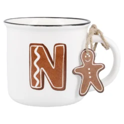 Becher Buchstabe/Lebkuchen, N, 380 ml