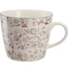 Becher China, rosa, Wiese, 300 ml