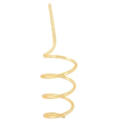 Becher mit Spiral-Trinkhalm, Orangen, 600 ml