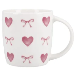 Becher Schleife, Herz, 325 ml