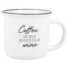 Becher Spruch, Coffee, 300 ml