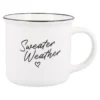 Becher Spruch, Sweater Weather, 300 ml