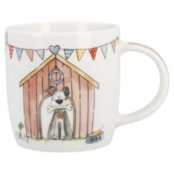 Becher Tier, Hund in Hütte, 330 ml