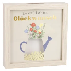 Bilderrahmen Geldgeschenk, Blumen/natur, 12 x 12 cm