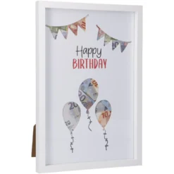 Bilderrahmen Geldgeschenk, Birthday, 20 x 30 cm