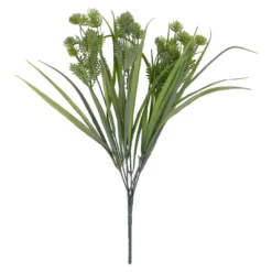 Busch Küstengras, Pompom/blau/grün, 38 cm