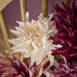 Dahlie Herbst, creme, 56 cm