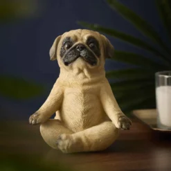 Deko-Figur Yoga, Hund, 16.5 cm