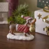 Deko-Hund Weihnachten, Kugel, 12 cm