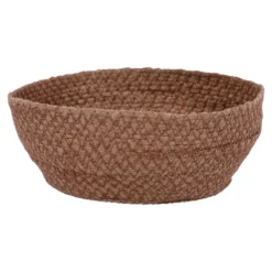 Deko-Korb Naht, dunkelbraun, 18 cm