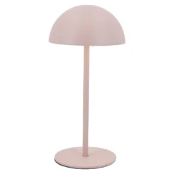 Deko-Leuchte Halbrund, pink, 20 cm