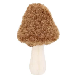 Deko-Pilz Filz, spitz/braun, 7.5 x 12.5 cm