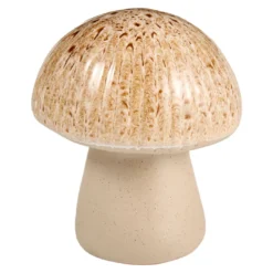 Deko-Pilz Sprenkel, rund, 10 x 13.5 cm