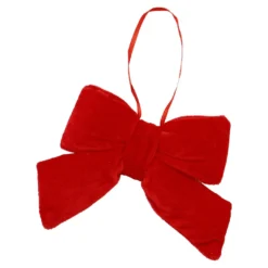 Deko-Schleife, hängend/rot, 11 cm