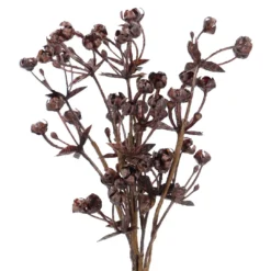 Deko-Stecker Knospen, weinrot, 23 cm