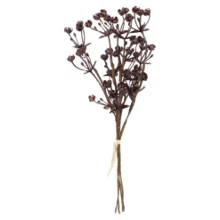 Deko-Stecker Knospen, weinrot, 23 cm