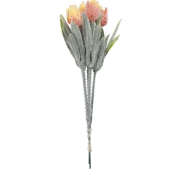 Deko-Stecker Tulpen, orange, 18 cm