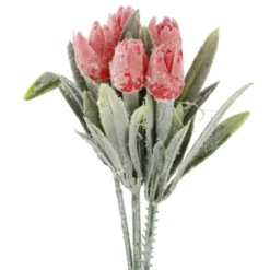 Deko-Stecker Tulpen, rot, 18 cm