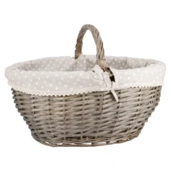 Einkaufskorb Punkte, 49 cm