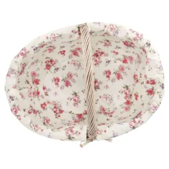 Einkaufskorb Rose, creme, 46 x 32 cm
