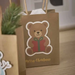 2er Set Geschenktüte Bär, 11.2 x 14 cm