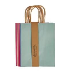 5er Set Geschenktüte, einfarbig, 20 x 26 cm
