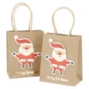 2er Set Geschenktüte Weihnachtsmann, 11.2 x 14 cm