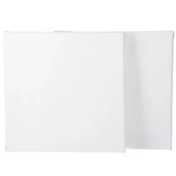 2er Set Leinwand, 20 x 20 cm