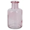 Flaschenvase Mini, rosa, 12 cm