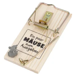 Geldgeschenk Mausefalle, 10 cm