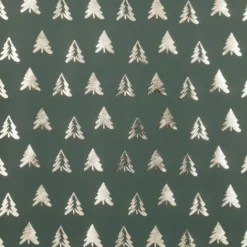 Geschenkpapier Edel mit Prägung, Baum/grün, 2 m