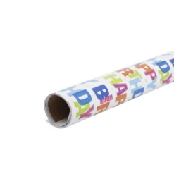 Geschenkpapier Geburtstag, Happy Birthday/Sterne, 2 m